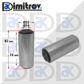 Тампон Ø 16 х Ø 32 х 82/74 mm